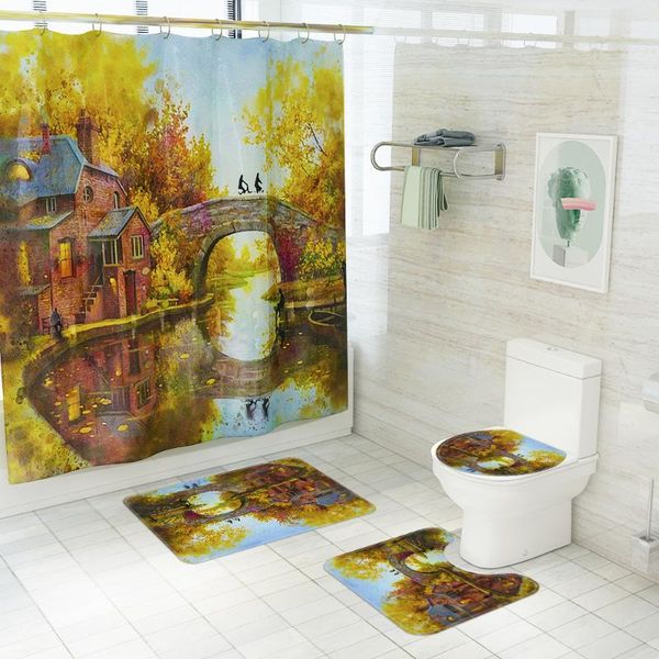 shower curtains autumn scenery printing curtain toilet seat cushion carpet floor mats set bathroom non-slip bath mat anti-dirty door
shower curtains autumn scenery printing curtain toilet seat cushion carpet floor mats set bathroom non-slip bath mat anti-dirty door