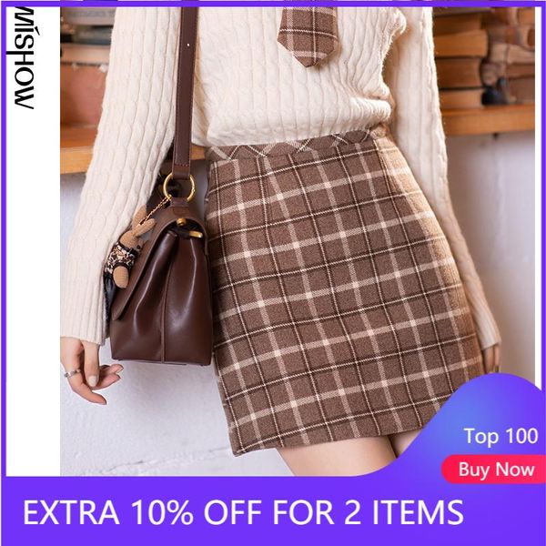 mishow 2021 winter skirts for women cute high waist plaid fashion sweet skirt a-line mini female bottom clothing mx20d1132, Black
mishow 2021 winter skirts for women cute high waist plaid fashion sweet skirt a-line mini female bottom clothing mx20d1132, Black