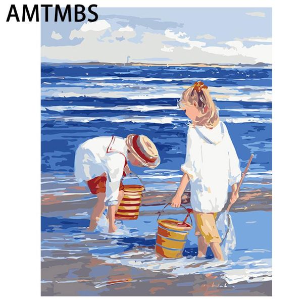 paintings amtmbs painting by numbers art paint number propene pigment blue seaside children playing on the beach handpainted canvas
paintings amtmbs painting by numbers art paint number propene pigment blue seaside children playing on the beach handpainted canvas