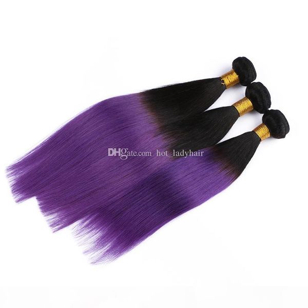 1b purple ombre straight hair 3 bundles brazilian straight human hair colored two tone ombre brazilian hair weaves 300g lot, Black
1b purple ombre straight hair 3 bundles brazilian straight human hair colored two tone ombre brazilian hair weaves 300g lot, Black
