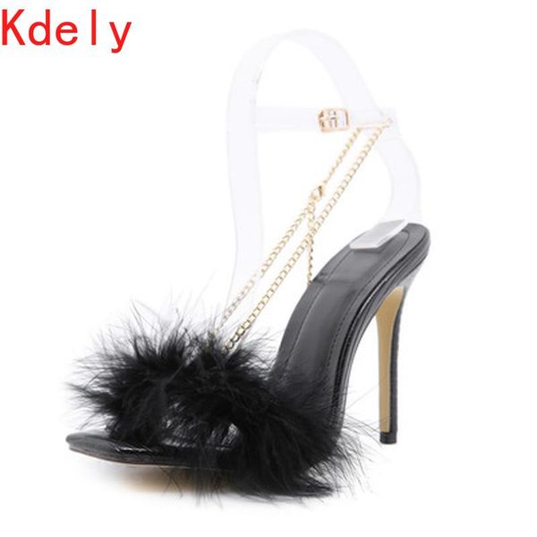 sandals 2021 summer pointed toe furry slippers ladies fashion design clear perspex heels women mules shoes fluffy slides, Black
sandals 2021 summer pointed toe furry slippers ladies fashion design clear perspex heels women mules shoes fluffy slides, Black