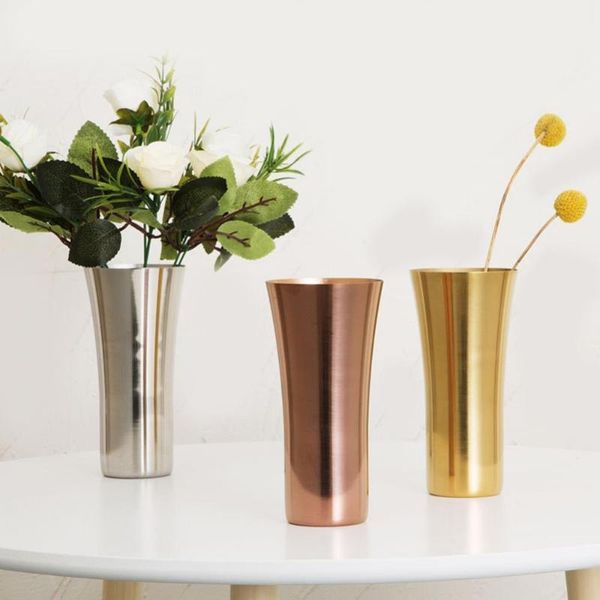 vases stainless steel decorative water cup flower holder vase home restaurant decor
vases stainless steel decorative water cup flower holder vase home restaurant decor