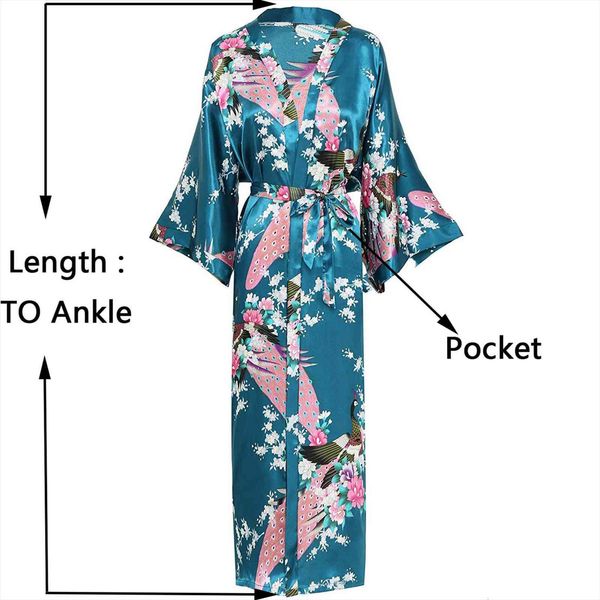 classic chinese evening robes print women sleepwear peacock nightwear kimono robe bath satin long plus size home dress, Black;red
classic chinese evening robes print women sleepwear peacock nightwear kimono robe bath satin long plus size home dress, Black;red
