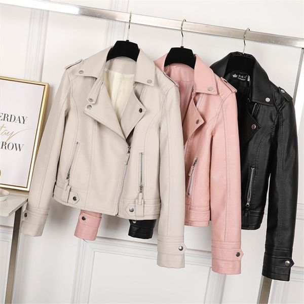 women's leather & faux gowyimmes women slim biker motorcycle short pu coat fake jacket soft zipper girl jaquetas clothing p1046, Black
women's leather & faux gowyimmes women slim biker motorcycle short pu coat fake jacket soft zipper girl jaquetas clothing p1046, Black