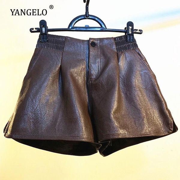 yangelo gothic black leather shorts women high waist fall winter loose casual wide leg shorts woman brown harajuku, White;black
yangelo gothic black leather shorts women high waist fall winter loose casual wide leg shorts woman brown harajuku, White;black