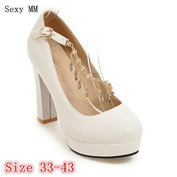 dress shoes women high heel platform pumps woman thin heels party wedding ladies kitten plus size 33 - 40 41 42 43, Black
dress shoes women high heel platform pumps woman thin heels party wedding ladies kitten plus size 33 - 40 41 42 43, Black