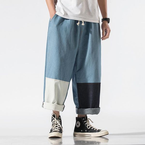 men's pants streetwear mens jeans ankle-length japanese casual men 2021 fashion jogging male large size 5xl, Black
men's pants streetwear mens jeans ankle-length japanese casual men 2021 fashion jogging male large size 5xl, Black