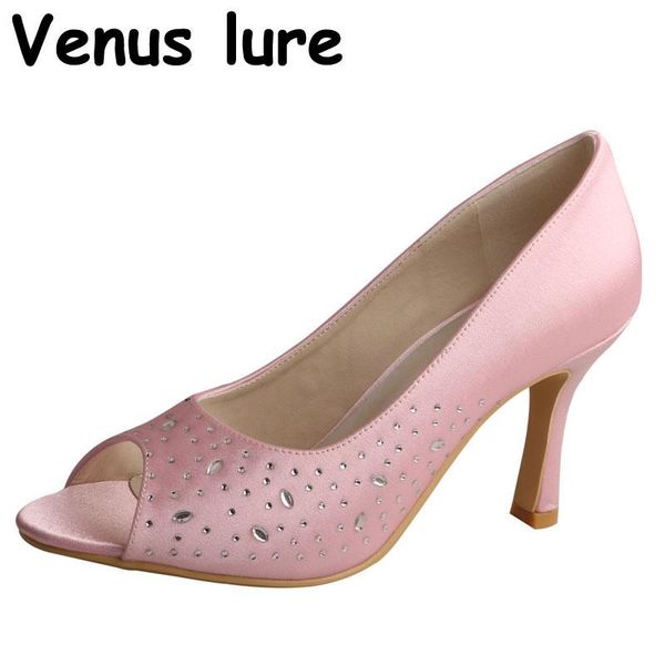 dress shoes handmade high heel peep toe bridesmaid woman pink crystal birthday, Black
dress shoes handmade high heel peep toe bridesmaid woman pink crystal birthday, Black