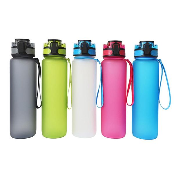 mugs 1l bouncing cover sports bottle frosted gradient water