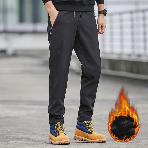 men's pants winter fleece solid color thermal soft comfortable sweatpants male casual elasticity breathable outdoor pencil, Black
men's pants winter fleece solid color thermal soft comfortable sweatpants male casual elasticity breathable outdoor pencil, Black