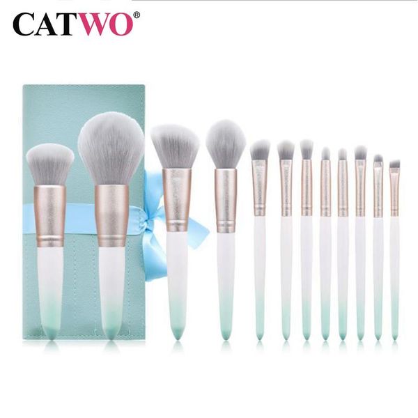 makeup brushes catwo 12pcs professional set cosmetic brush beauty tool kits for foundation eyebrow powder lip eye shadow
makeup brushes catwo 12pcs professional set cosmetic brush beauty tool kits for foundation eyebrow powder lip eye shadow