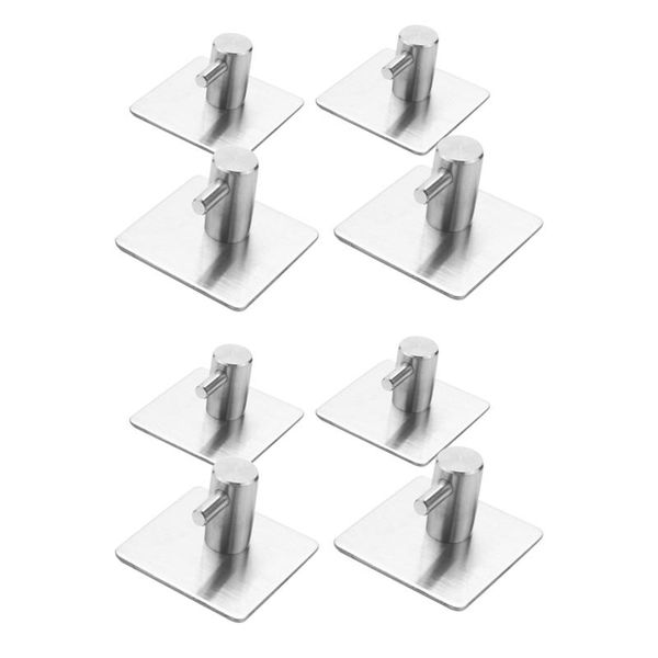 hooks & rails 8 pcs self adhesive hooks, max 8kg towel rail, hat robe coat stick-up stainless steel hanger
hooks & rails 8 pcs self adhesive hooks, max 8kg towel rail, hat robe coat stick-up stainless steel hanger