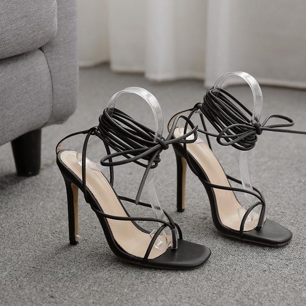 cross strap female high heels rome summer women's sandals square toe ladies shape design woman pumps party dress shoes, Black
cross strap female high heels rome summer women's sandals square toe ladies shape design woman pumps party dress shoes, Black