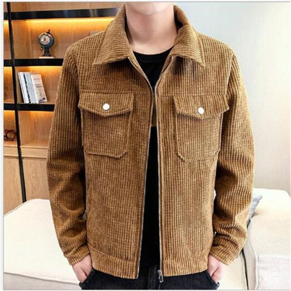 men's jackets 2021 spring autumn youth denim jacket corduroy casual clothes outerwear coats, Black;brown
men's jackets 2021 spring autumn youth denim jacket corduroy casual clothes outerwear coats, Black;brown