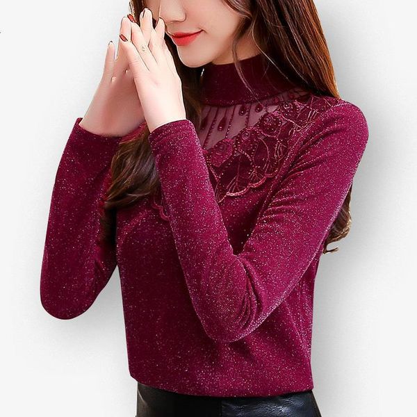 2021 new autumn winter women bottom mesh diamonds blouse shirt female warm long sleeves blouse plus size 5xl, White
2021 new autumn winter women bottom mesh diamonds blouse shirt female warm long sleeves blouse plus size 5xl, White