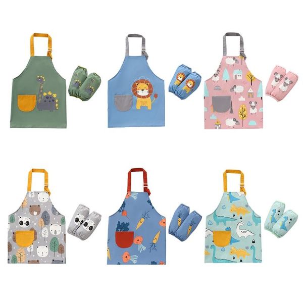 bibs & burp cloths 57bf 3-12 years baby girl boy waterproof adjustable painting apron with sleeves set
bibs & burp cloths 57bf 3-12 years baby girl boy waterproof adjustable painting apron with sleeves set