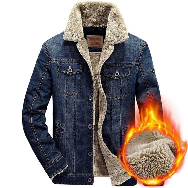men's jackets denim men fleece warm cowboy windbreaker outerwear male multi-pocket fur collar mens bomber jacket plus velvet coat 6xl, Black;brown
men's jackets denim men fleece warm cowboy windbreaker outerwear male multi-pocket fur collar mens bomber jacket plus velvet coat 6xl, Black;brown