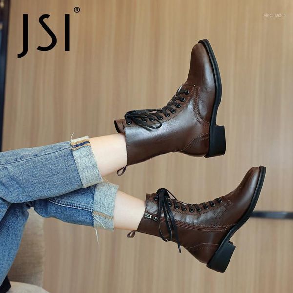 boots jsi concise style mid-calf woman genuine leather round toe lace up zipper ladies low square heel jo6861, Black
boots jsi concise style mid-calf woman genuine leather round toe lace up zipper ladies low square heel jo6861, Black