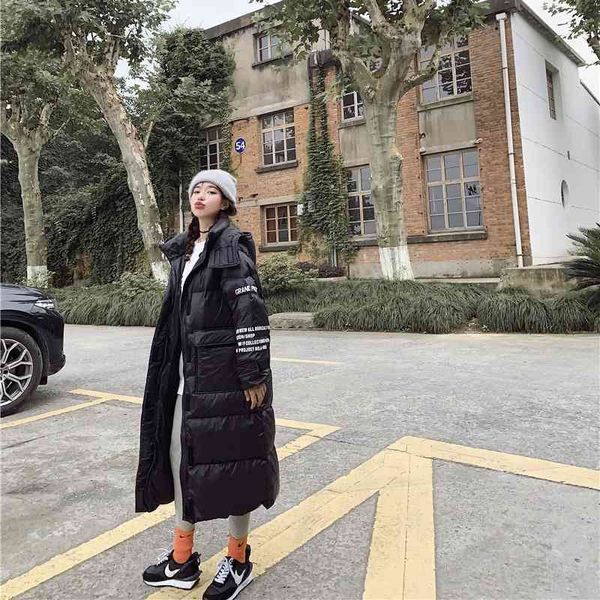 autumn and winter 20 new tide brand knee down jacket women's long casual korean version loose fashion versatile hooded winter coat, Black
autumn and winter 20 new tide brand knee down jacket women's long casual korean version loose fashion versatile hooded winter coat, Black