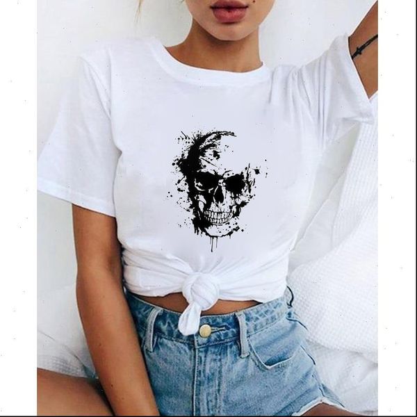 t shirt summer woman tshirts skull print harajuku female t shirts plus size casual white cool streetwear camisetas mujer
t shirt summer woman tshirts skull print harajuku female t shirts plus size casual white cool streetwear camisetas mujer