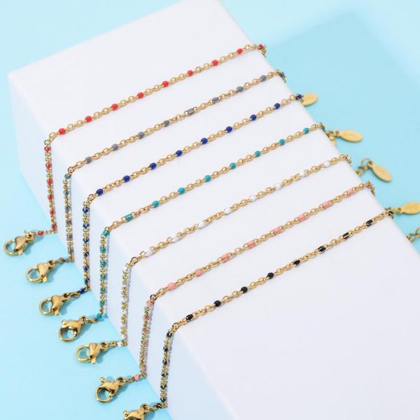 charm bracelets zmzy boho stainl steel for women cute enamel bracelet jewelry gold color link chain femme mujer pulsera, Golden;silver
charm bracelets zmzy boho stainl steel for women cute enamel bracelet jewelry gold color link chain femme mujer pulsera, Golden;silver
