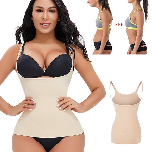 women's shapers 2021 waist trainer corset compression shirt tummy control workout body shaper cincher tank slimming belt faja, Black;white
women's shapers 2021 waist trainer corset compression shirt tummy control workout body shaper cincher tank slimming belt faja, Black;white