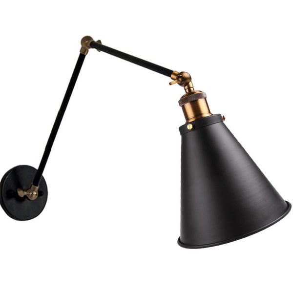 wall lamp vintage style black iron simplicity swing arm adjustable bedside led night light bedroom balcony aisle villa el
wall lamp vintage style black iron simplicity swing arm adjustable bedside led night light bedroom balcony aisle villa el