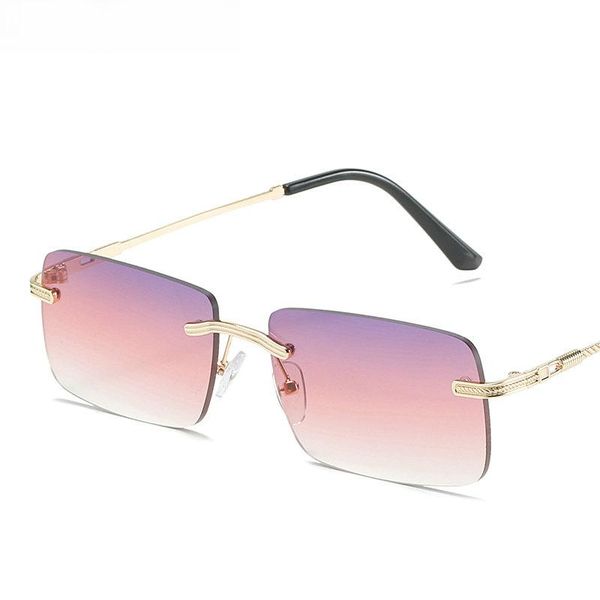 sunglasses fashion square rimless diamond brand design women small sun glasses luxury metal shades uv400 eyewear, White;black
sunglasses fashion square rimless diamond brand design women small sun glasses luxury metal shades uv400 eyewear, White;black