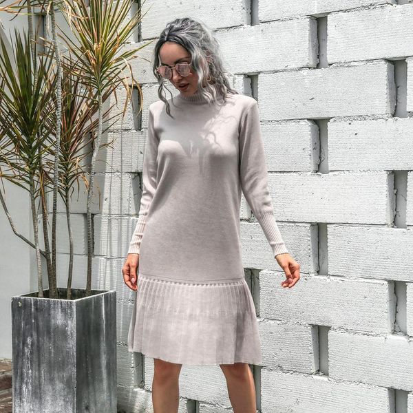 2021 new ed in straight women's knitted solid lantern frilly autumn sleeves winter sweater casual work hgjc, Black;gray
2021 new ed in straight women's knitted solid lantern frilly autumn sleeves winter sweater casual work hgjc, Black;gray