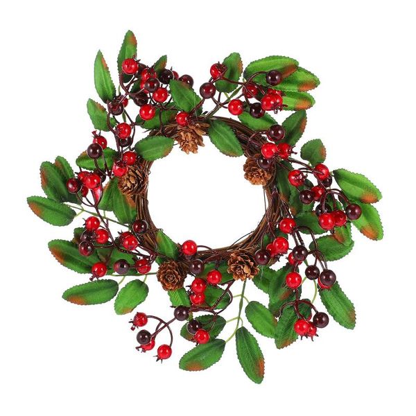 decorative flowers & wreaths 1pc lovely christmas wreath chic front door hanging decoration party
decorative flowers & wreaths 1pc lovely christmas wreath chic front door hanging decoration party