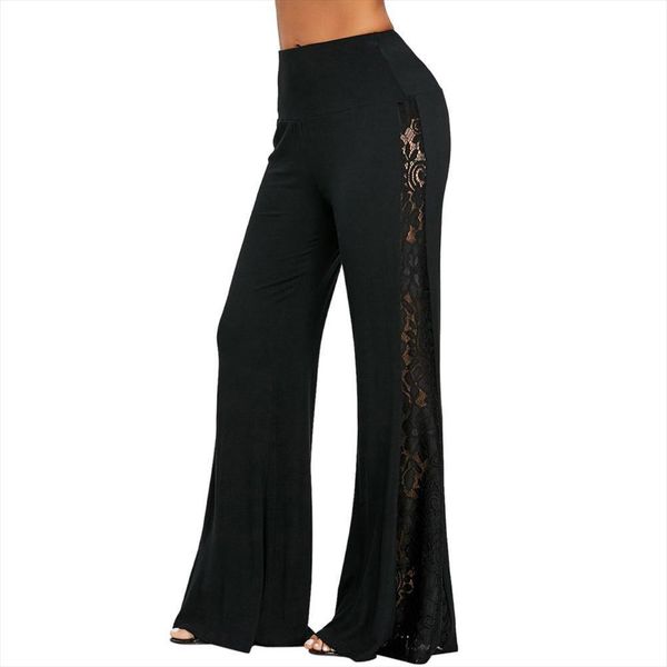 fashion black mid waist womens leggings lace insert wide leg pants elastic long casual sport dance loose trousers
fashion black mid waist womens leggings lace insert wide leg pants elastic long casual sport dance loose trousers