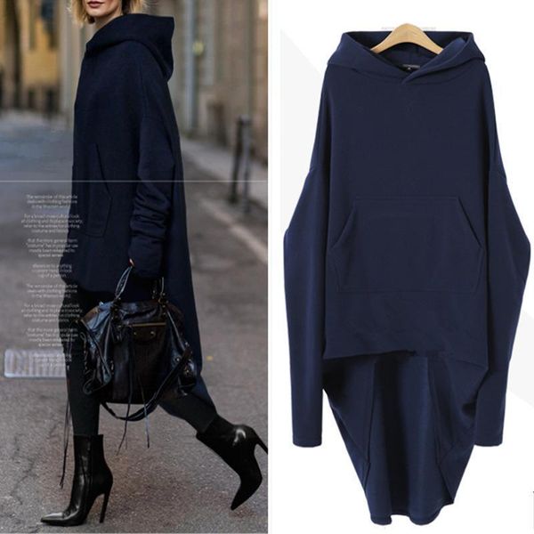 thicken long hoodies sweatshirt with hat casual batwing sleeve sudadera mujer autumn winter hoodies women camisa mujer, Black
thicken long hoodies sweatshirt with hat casual batwing sleeve sudadera mujer autumn winter hoodies women camisa mujer, Black