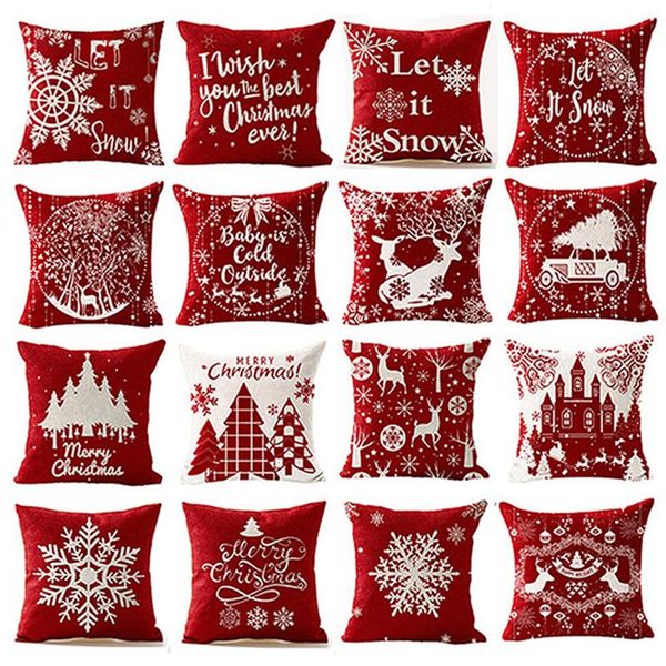 pillow 45x45 customizable christmas decoration elk snowflake linen cushion cover red hugging case without
pillow 45x45 customizable christmas decoration elk snowflake linen cushion cover red hugging case without