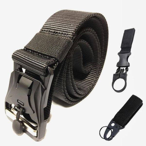 waist support tactical belt magnetic buckle metal outdoor adjustable army heavy duty training hunting accessorie cinto1, Black;gray
waist support tactical belt magnetic buckle metal outdoor adjustable army heavy duty training hunting accessorie cinto1, Black;gray