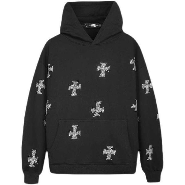 men's hoodies 997shop redeemer rhinestone cross sweater diamond hoodie high street crowd in autumn and winter men and women, Black
men's hoodies 997shop redeemer rhinestone cross sweater diamond hoodie high street crowd in autumn and winter men and women, Black