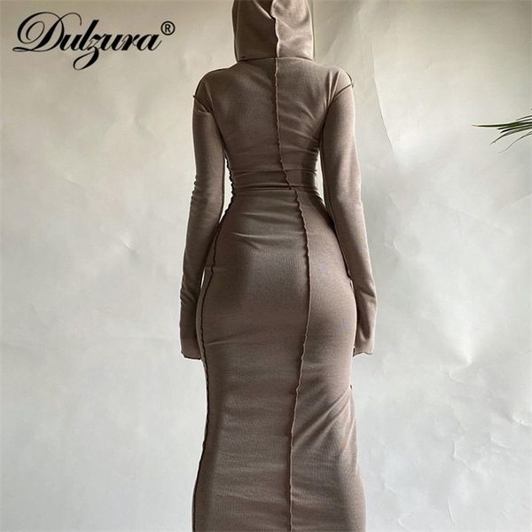 dulzura patchwork slit long sleeve women hoodie midi dress bodycon streetwear 2021 autumn winter slim club casual party, Black;gray
dulzura patchwork slit long sleeve women hoodie midi dress bodycon streetwear 2021 autumn winter slim club casual party, Black;gray