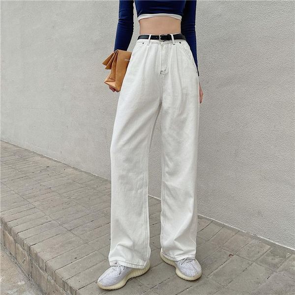 zhisilao white wide leg jeans women plus size vintage boyfriend straight high waist denim pants jeans chic 2021 loose streetwear, Blue
zhisilao white wide leg jeans women plus size vintage boyfriend straight high waist denim pants jeans chic 2021 loose streetwear, Blue