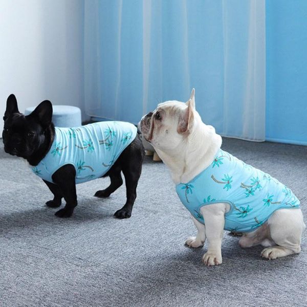 dog apparel summer pet clothes thin cotton blue coconut tree sleeveless t-shirt dogs vest
dog apparel summer pet clothes thin cotton blue coconut tree sleeveless t-shirt dogs vest
