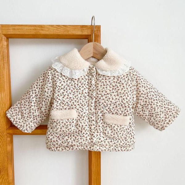 down coat 0-3 winter born keep warm cotton clothes 2021 infant girls fashion floral printing pattern v-neck jacket, Blue;gray
down coat 0-3 winter born keep warm cotton clothes 2021 infant girls fashion floral printing pattern v-neck jacket, Blue;gray