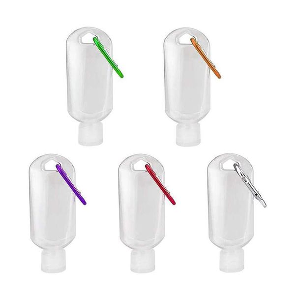 5pcs 50ml refillable hook bottle with key chain clip flip cover transparent container cosmetic lotion color random* liquid soap dispenser
5pcs 50ml refillable hook bottle with key chain clip flip cover transparent container cosmetic lotion color random* liquid soap dispenser