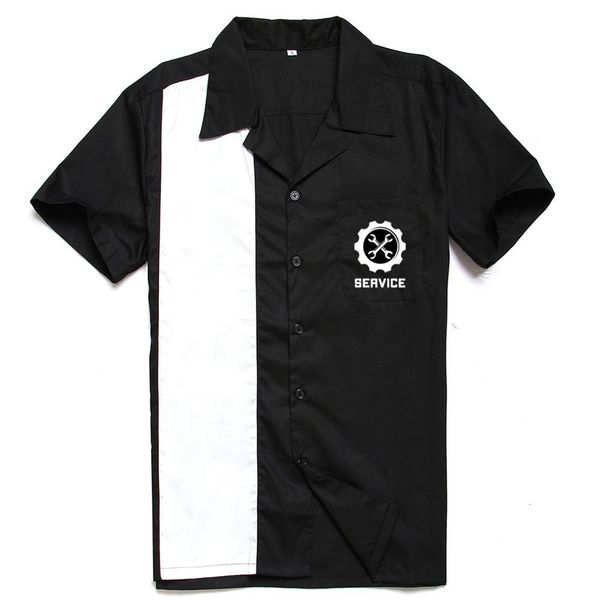 2021 new style brand cotton shirt with gear spanner service embroidery vintage 40s american shirts for party dinner euh0, White;black
2021 new style brand cotton shirt with gear spanner service embroidery vintage 40s american shirts for party dinner euh0, White;black