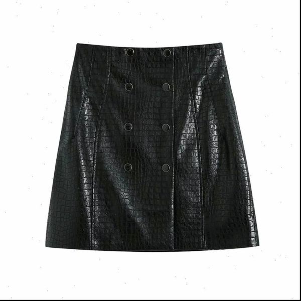 women double breasted pu leather mini skirt 2020 new casual ladies black a line skirt p1851 drop shipping
women double breasted pu leather mini skirt 2020 new casual ladies black a line skirt p1851 drop shipping