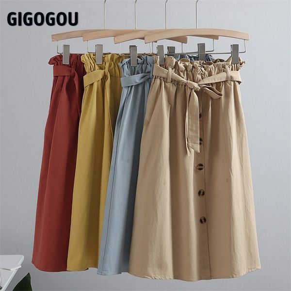 gigogou high waist womena line skirt single breasted pocket spring summer midi skirts high street tutu tullle skirts with belt 210315, Black
gigogou high waist womena line skirt single breasted pocket spring summer midi skirts high street tutu tullle skirts with belt 210315, Black
