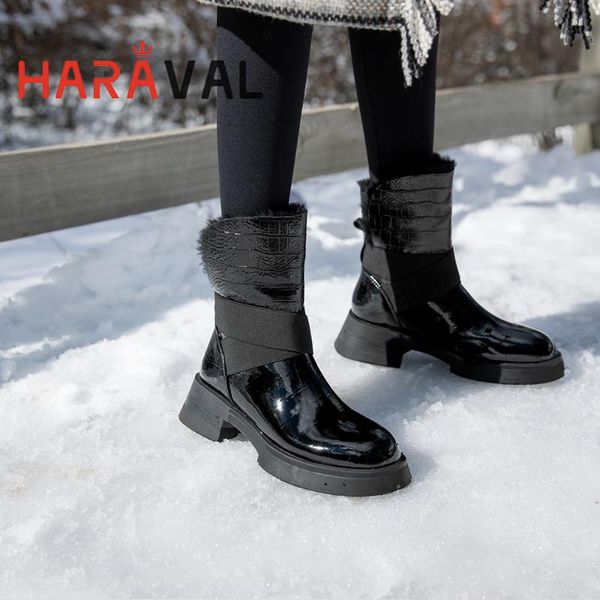 boots ankle patent leather sewing solid motorcycle fashion thick bottom elegant winter waterproof platf e233l, Black
boots ankle patent leather sewing solid motorcycle fashion thick bottom elegant winter waterproof platf e233l, Black