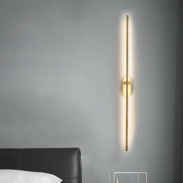 modern simple linear tube led wall lamp up down background opposite wall light led bedside foyer corridor black gold sconce
modern simple linear tube led wall lamp up down background opposite wall light led bedside foyer corridor black gold sconce