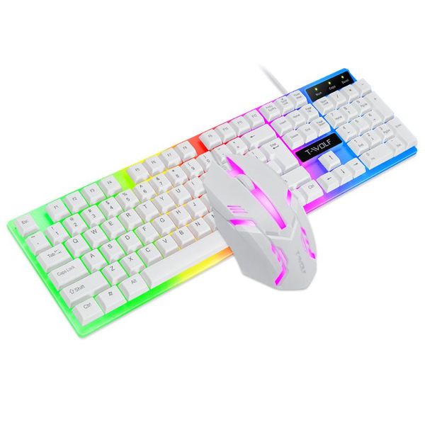 tf230 wired rainbow colorful luminous gaming keyboard and mouse sets glowing keyboard mouse combos for business office gamer
tf230 wired rainbow colorful luminous gaming keyboard and mouse sets glowing keyboard mouse combos for business office gamer