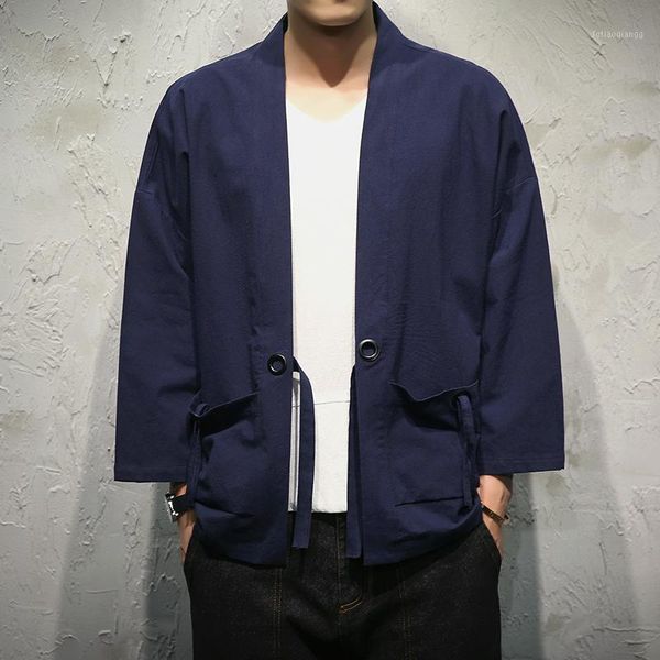 men's jackets nice store mens jacket coat summer kimono cardigan japan vintage windbreaker with belt male clothes, Black;brown
men's jackets nice store mens jacket coat summer kimono cardigan japan vintage windbreaker with belt male clothes, Black;brown