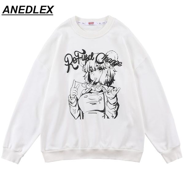 men's sweaters streetwear sweatshirt harajuku pullover men hip hop anime girl print cotton casual 2021 autumn hoodie, White;black
men's sweaters streetwear sweatshirt harajuku pullover men hip hop anime girl print cotton casual 2021 autumn hoodie, White;black