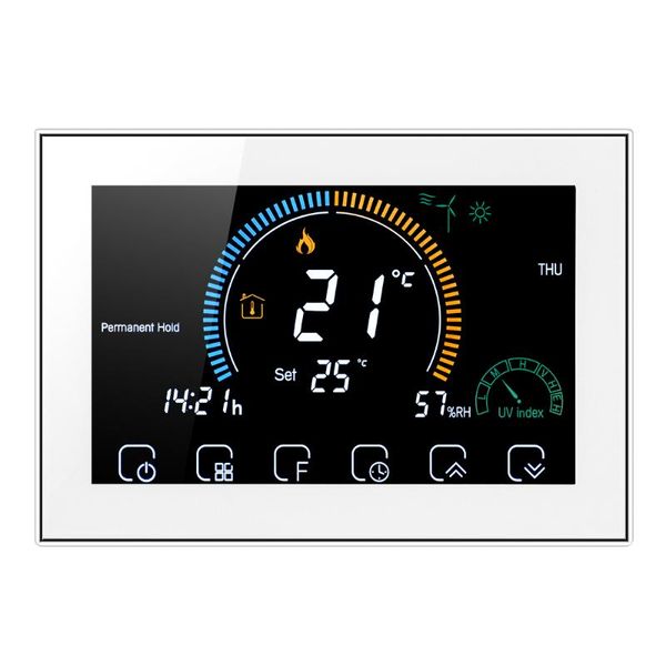 smart home control wi-fi gas boiler heating thermostat wifi temperature programma weekly app backlight touch screen weather display
smart home control wi-fi gas boiler heating thermostat wifi temperature programma weekly app backlight touch screen weather display