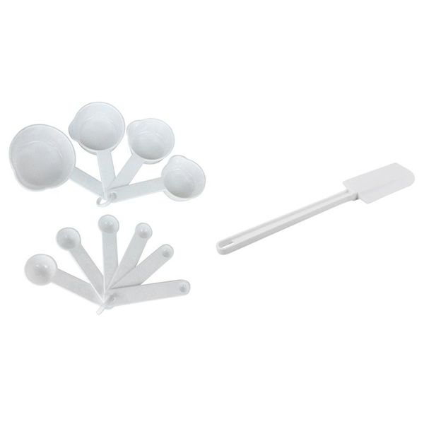 baking & pastry tools 10 pcs measure cups white 1 plastic ended spatula 14in 355mm kitchen
baking & pastry tools 10 pcs measure cups white 1 plastic ended spatula 14in 355mm kitchen